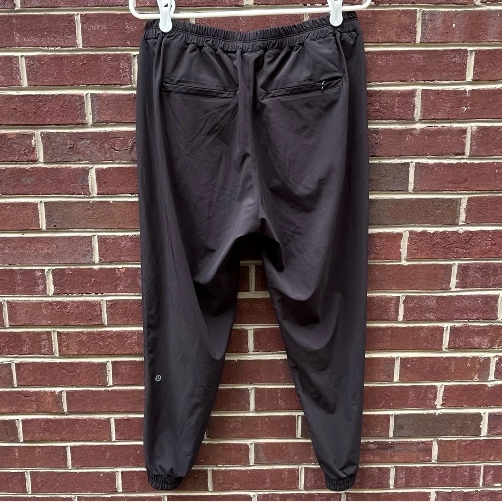 Lululemon &go Keepsake Jogger Pant Black Elastic Pleated Front Size 10